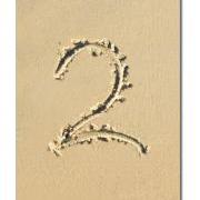 Beach Theme Wedding Reception Table Numbers
